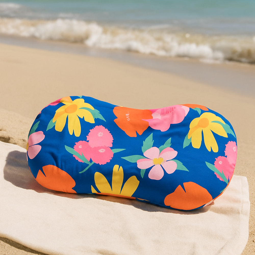 K&Co Sorrento Beach Pillow - CRIMSON POP